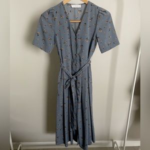 Oak + Fort Flowy Maxi Dress Size XS
